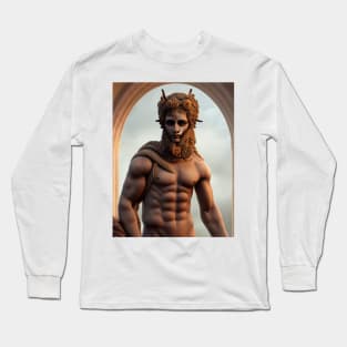 young faun from mythology Long Sleeve T-Shirt